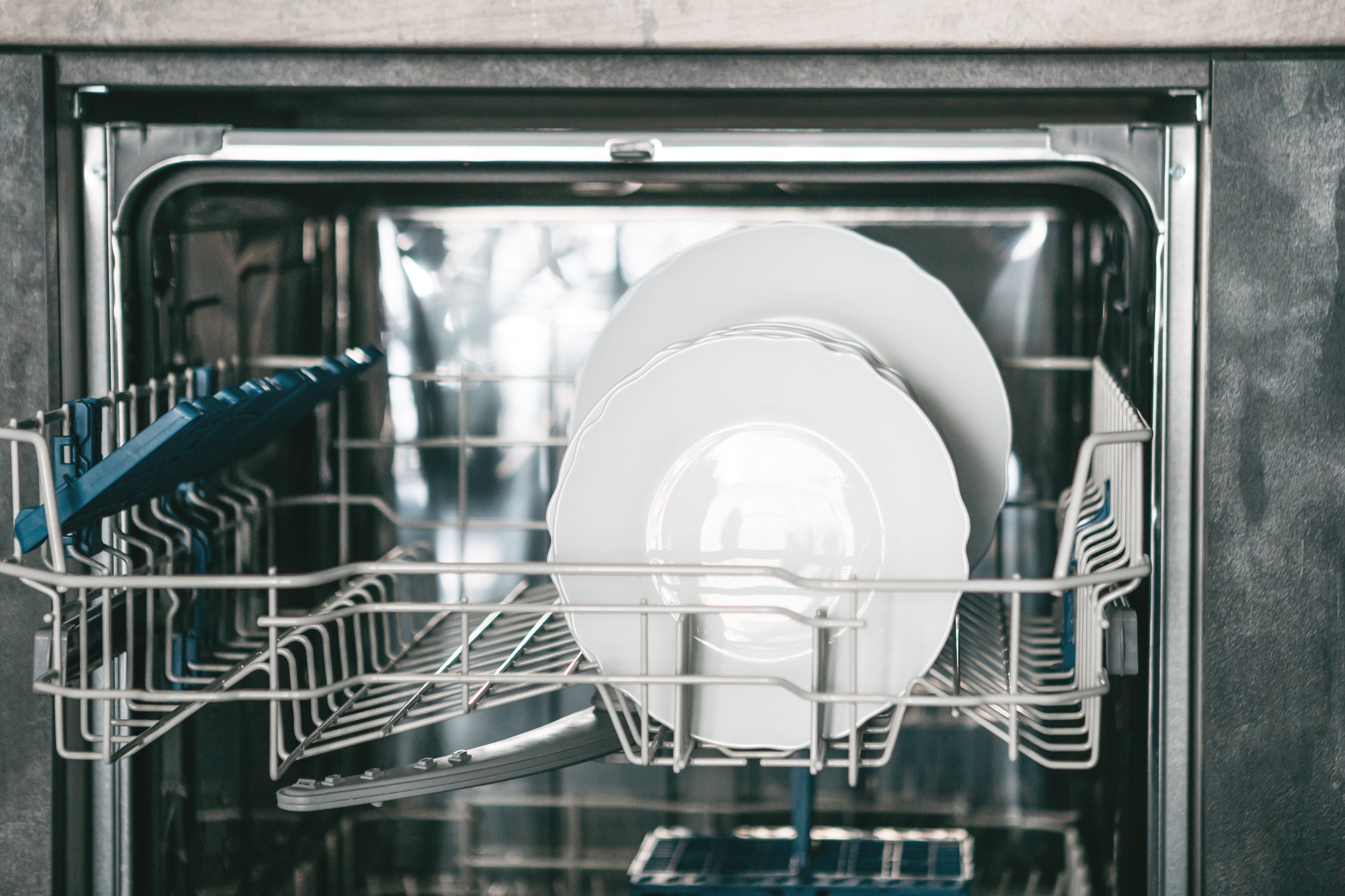 Dishes in the dishwasher